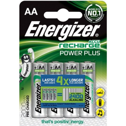 Akumulatorki Energizer Power Plus AA HR6 2000mAh (4) Energizer Akumulatorki Energizer Power Plus AA HR6 2000mAh (4) Energizer