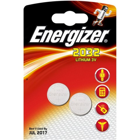 Baterie Energizer Lithium CR2032 3V (2) Energizer Baterie Energizer Lithium CR2032 3V (2) Energizer