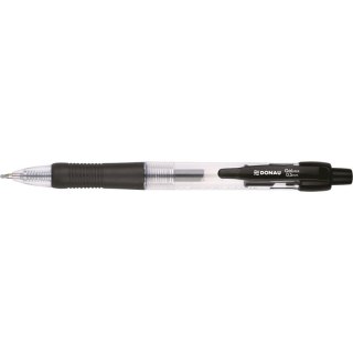 Długopis żelowy Donau Gelclick 0.5mm czarny Donau