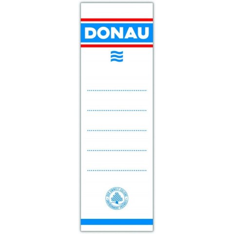 Etykiety na segregator Donau 54x153mm samoprzylepne (20) Donau Etykiety na segregator Donau 54x153mm samoprzylepne (20) Donau
