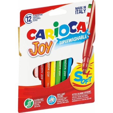 FLAMASTRY CARIOCA JOY 12 KOLORÓW CARIOCA FLAMASTRY CARIOCA JOY 12 KOLORÓW CARIOCA