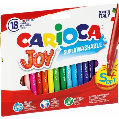FLAMASTRY CARIOCA JOY 18 KOLORÓW CARIOCA FLAMASTRY CARIOCA JOY 18 KOLORÓW CARIOCA