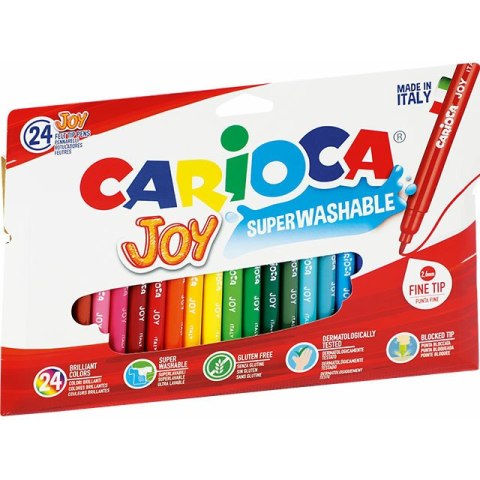 FLAMASTRY CARIOCA JOY 24 KOLORÓW CARIOCA FLAMASTRY CARIOCA JOY 24 KOLORÓW CARIOCA