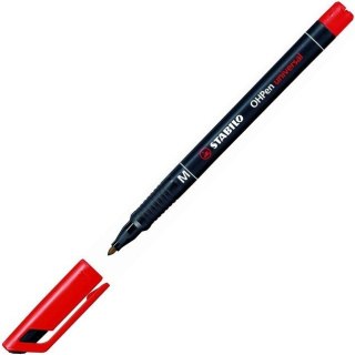 FOLIOPIS STABILO OHPEN UNIVERSAL 1,0mm CZERWONY Stabilo