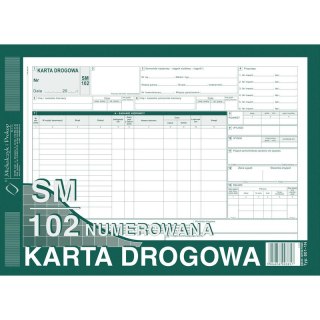 KARTA DROGOWA - SAMOCHÓD CIĘŻAROWY A4 NUMEROWANA Michalczyk i Prokop