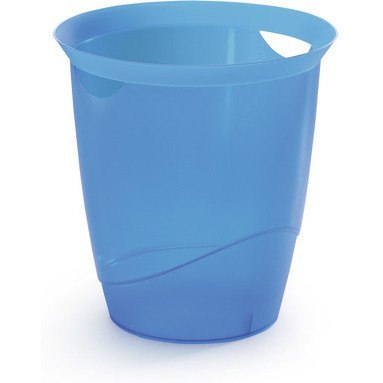 KOSZ NA ŚMIECI DURABLE 16L NIEBIESKI TRANSPARENTNY Durable KOSZ NA ŚMIECI DURABLE 16L NIEBIESKI TRANSPARENTNY Durable