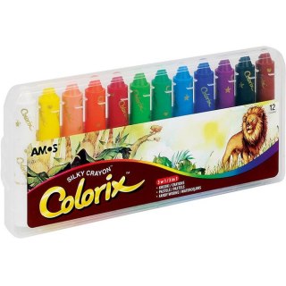 KREDKI ARTYSTYCZNE AMOS COLORIX 12 KOLORÓW Amos