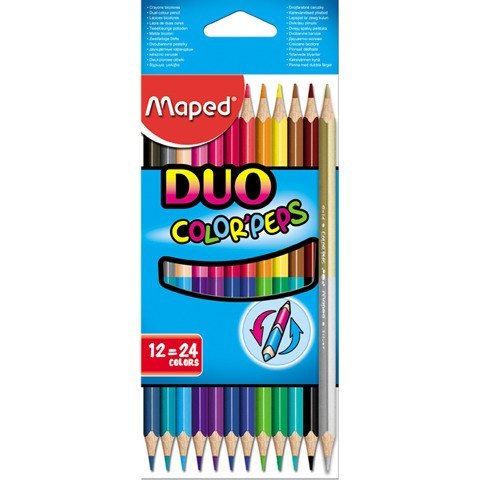 KREDKI DWUSTRONNE MAPED DUO 24 KOLORY Maped KREDKI DWUSTRONNE MAPED DUO 24 KOLORY Maped