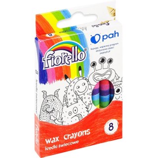KREDKI ŚWIECOWE FIORELLO 8 KOLORÓW FIORELLO