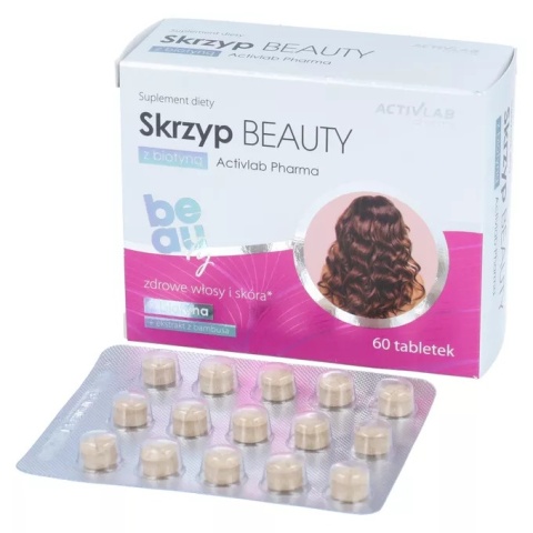 ActivLab Skrzyp BEAUTY z biotyną 60 tabletek ActivLab Skrzyp BEAUTY z biotyną 60 tabletek