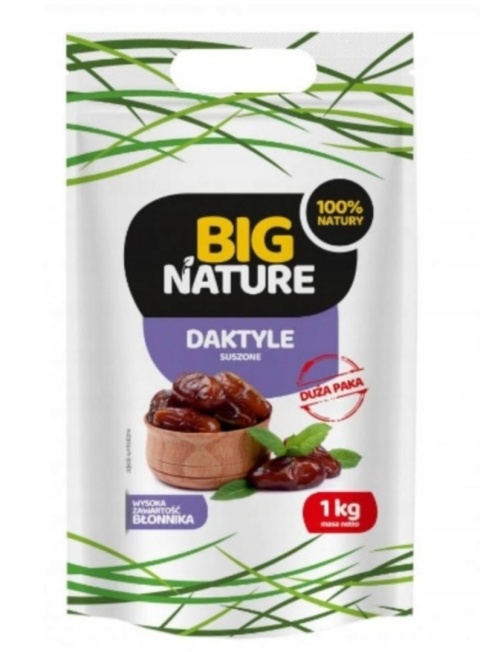 Big Nature Daktyle suszone 1kg Big Nature Daktyle suszone 1kg