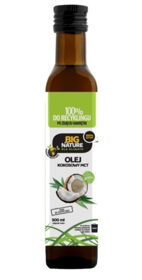 Big Nature Olej kokosowy MCT 500ml Big Nature Olej kokosowy MCT 500ml