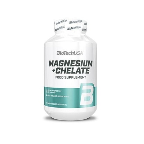 BioTech USA Magnesium + Chelate 60 kapsułek BioTech USA Magnesium + Chelate 60 kapsułek
