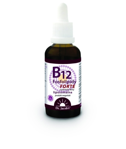 Dr. Jacob's Witamina B12 (liposomalna) Fosfolipidy Forte 50 ml Dr. Jacob's Witamina B12 (liposomalna) Fosfolipidy Forte 50 ml