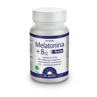 Dr. Jacob's kompleks Melatonina i B12 Forte 90 tabletek