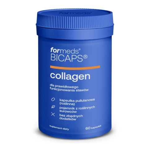 ForMeds Bicaps Collagen prolina oraz witamina C 60 kapsułek ForMeds Bicaps Collagen prolina oraz witamina C 60 kapsułek