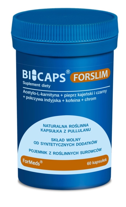 ForMeds Bicaps Forslim 60 kapsułek wegańskich ForMeds Bicaps Forslim 60 kapsułek wegańskich