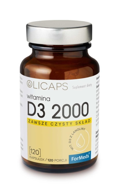 ForMeds Olicaps D3 2000 iu 120 kapsułek miękkich ForMeds Olicaps D3 2000 iu 120 kapsułek miękkich