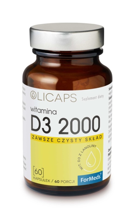 ForMeds Olicaps Witamina D3 2000 iu 60 kapsułek miękkich ForMeds Olicaps Witamina D3 2000 iu 60 kapsułek miękkich
