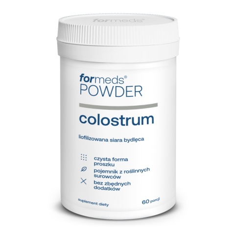 ForMeds Powder Colostrum Kolostrum z mleka krowiego w proszku 60 porcji ForMeds Powder Colostrum Kolostrum z mleka krowiego w proszku 60 porcji