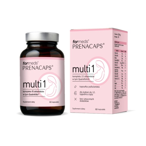 ForMeds Prenacaps multi 1 60 kapsułek wegańskich ForMeds Prenacaps multi 1 60 kapsułek wegańskich