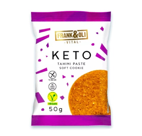 Frank&Oli Keto Soft Cookie Tahini 50g Frank&Oli Keto Soft Cookie Tahini 50g