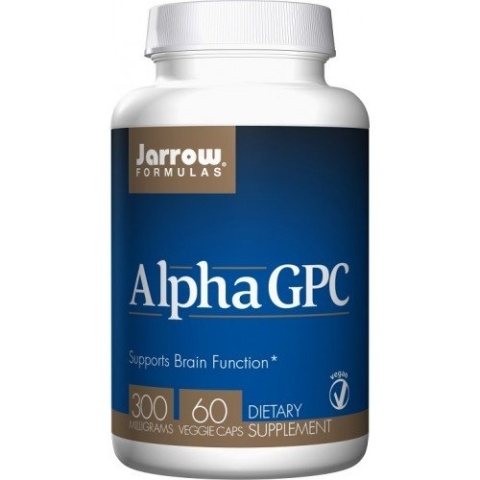 Jarrow Formulas Alpha GPC 300 mg 60 kapsułek wegańskich Jarrow Formulas Alpha GPC 300 mg 60 kapsułek wegańskich