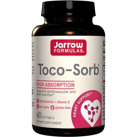 Jarrow Formulas Toco-Sorb Tokotrienole z witaminą E 60 kapsułek miękkich Jarrow Formulas Toco-Sorb Tokotrienole z witaminą E 60 kapsułek miękkich