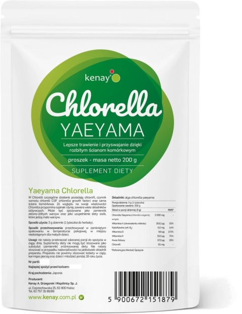 Kenay Chlorella Yaeyama 200g Kenay Chlorella Yaeyama 200g
