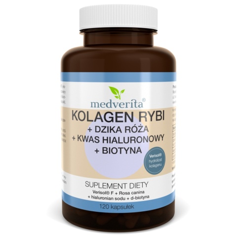 Medverita Kolagen rybi 120 kapsułek Medverita Kolagen rybi 120 kapsułek