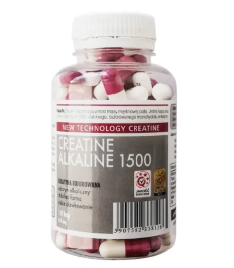 Megabol Creatine Alkaline 1500 120 kapsułek Megabol Creatine Alkaline 1500 120 kapsułek