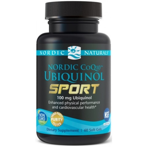 Nordic Naturals Koenzym Q10 Ubiquinol Sport 100mg 60 kapsułek Nordic Naturals Koenzym Q10 Ubiquinol Sport 100mg 60 kapsułek