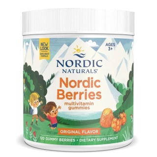 Nordic Naturals Multiwitaminowe żelki dla dzieci i dorosłych 120 żelek o smaku naturalnym