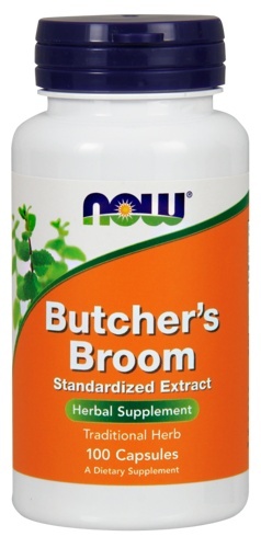 Now Foods Butcher's Broom (Ruszczyk kolczasty) 100 kapsułek Now Foods Butcher's Broom (Ruszczyk kolczasty) 100 kapsułek