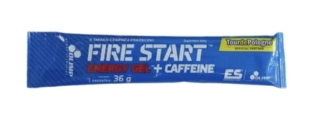 Olimp Fire Energy gel + Caffeine 36g o smaku czarnej porzeczki Olimp Fire Energy gel + Caffeine 36g o smaku czarnej porzeczki