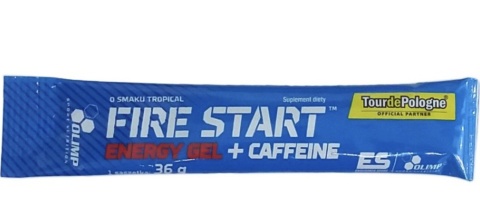 Olimp Fire Energy gel + Caffeine 36g o smaku tropikalnym Olimp Fire Energy gel + Caffeine 36g o smaku tropikalnym