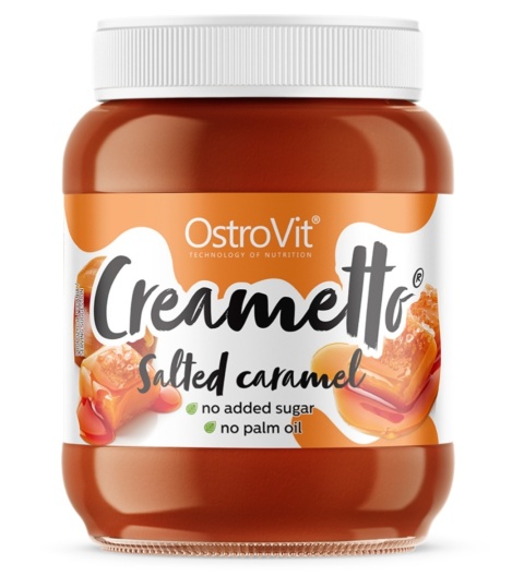 OstroVit Creametto 350 g o smaku słonego karmelu OstroVit Creametto 350 g o smaku słonego karmelu