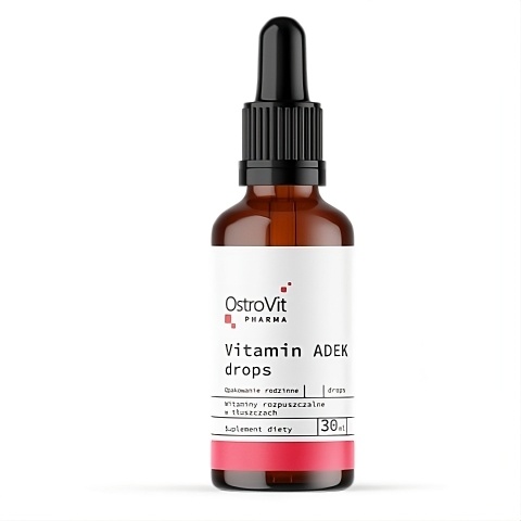 OstroVit Pharma Witaminy ADEK w kroplach 30 ml OstroVit Pharma Witaminy ADEK w kroplach 30 ml