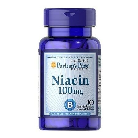 Puritan's Pride Niacyna 100 mg 100 tabletek Puritan's Pride Niacyna 100 mg 100 tabletek