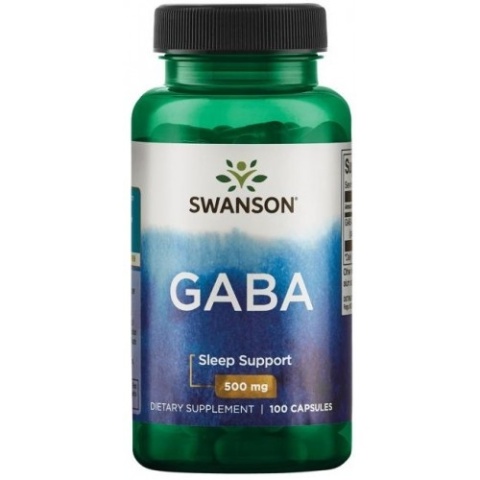 Swanson Gaba 500mg 100 kapsułek Swanson Gaba 500mg 100 kapsułek