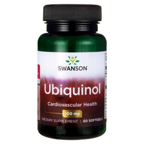 Swanson Koenzym Q10 Ubiquinol Kaneka (Ubichinol) 100 mg 60 kapsułek Swanson Koenzym Q10 Ubiquinol Kaneka (Ubichinol) 100 mg 60 kapsułek