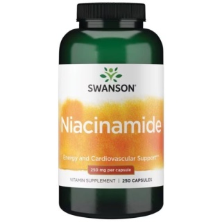 Swanson Niacyna (Witamina B3) 250 mg 250 kapsułek