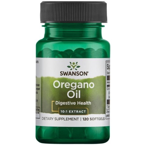 Swanson Olej z oregano 10:1 ekstrakt 150mg 120 kapsułek Swanson Olej z oregano 10:1 ekstrakt 150mg 120 kapsułek