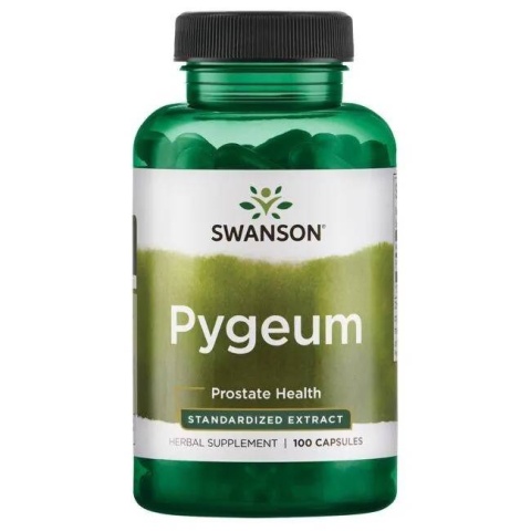 Swanson Pygeum Śliwa Afrykańska 500 mg 100 kapsułek Swanson Pygeum Śliwa Afrykańska 500 mg 100 kapsułek