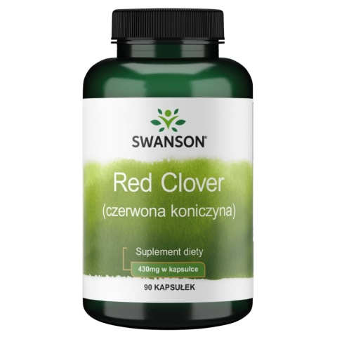 Swanson Red Clover (Czerwona koniczyna) 430 mg 90 kapsułek Swanson Red Clover (Czerwona koniczyna) 430 mg 90 kapsułek