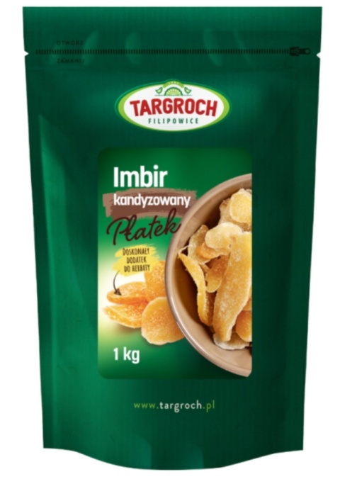 Targroch Imbir kandyzowany płatek 1kg Targroch Imbir kandyzowany płatek 1kg