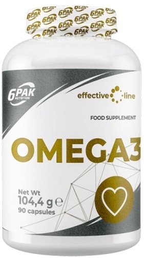 6PAK EL Omega 3 90 kapsułek 6PAK EL Omega 3 90 kapsułek