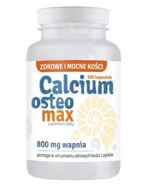 Alg Pharma Calcium Osteo Max 100 kapsułek Alg Pharma Calcium Osteo Max 100 kapsułek