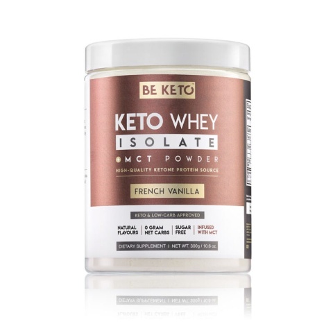 BeKeto Keto Izolat Białka z MCT - Francuska wanilia 300g BeKeto Keto Izolat Białka z MCT - Francuska wanilia 300g