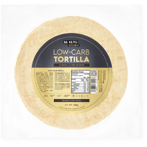 BeKeto Keto Tortilla 4x40g BeKeto Keto Tortilla 4x40g